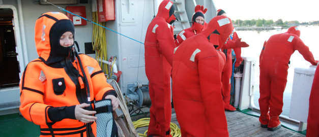 Crew members. Crew members.