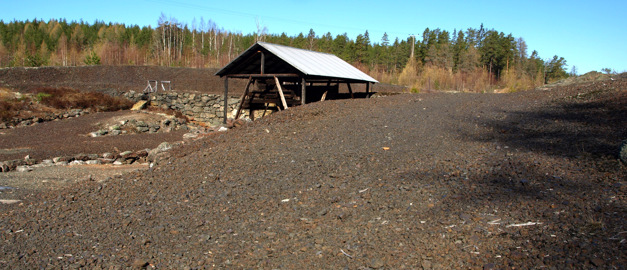 Bilden visar hyttslagger.