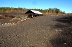 Bilden visar hyttslagger.