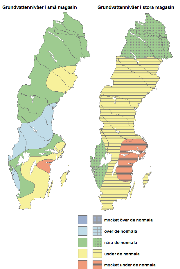 Grundvattennivåer oktober