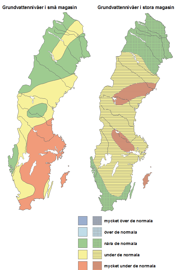 Grundvattenniv&aring;er i november 2018