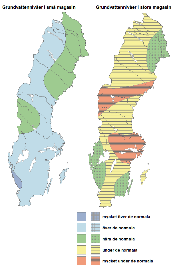 Grundvattennivåer mars 2019
