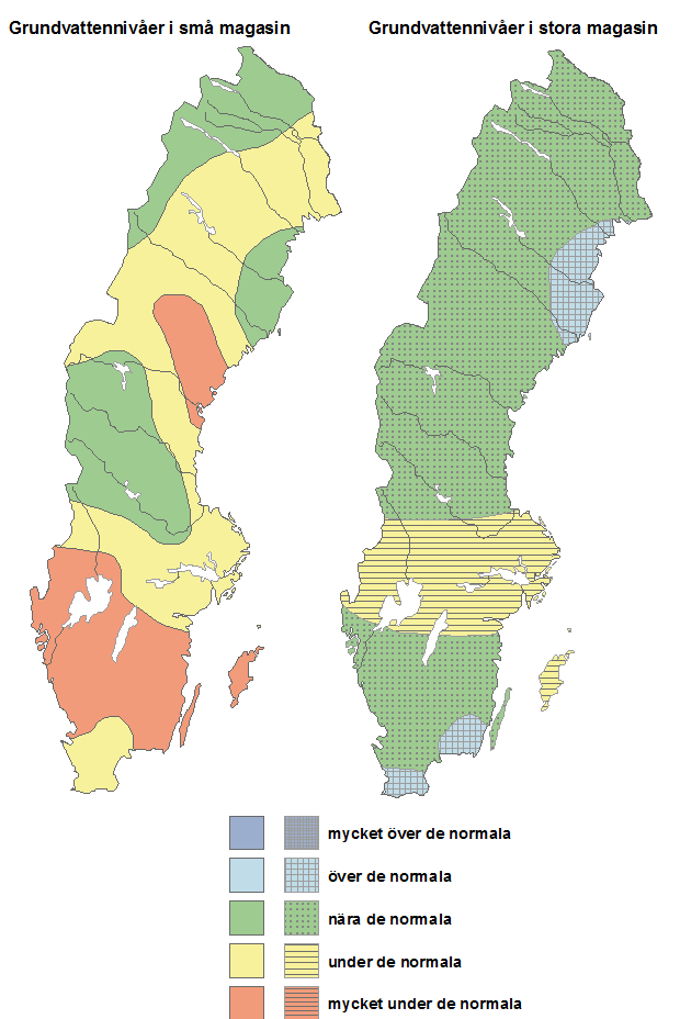 Grundvattenniv&aring;er i juni