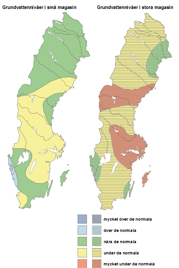 Grundvattenniv&aring;er februari 2019