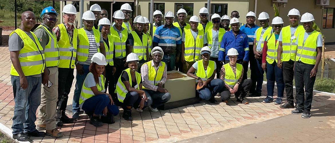 Group five at  Mimbula Mineral in Zambia.