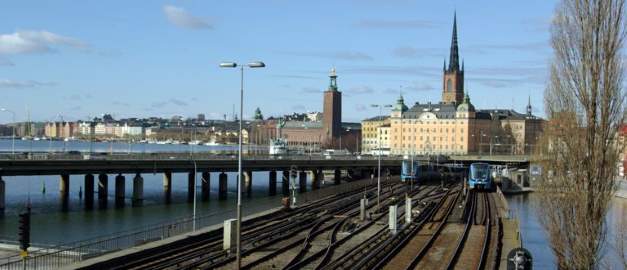 Picture of Old Town in Stockholm.