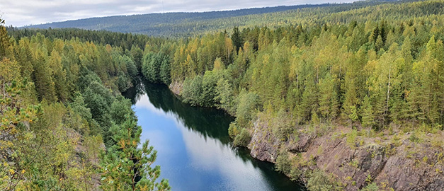 Photo of a open pit mine. Photo of a open pit mine.