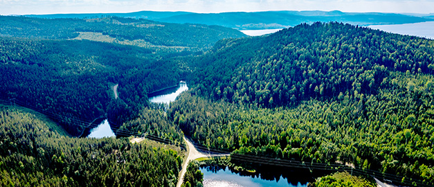 Bild på Inlandsälven. Bild på Inlandsälven.