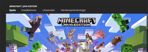 Skärmdump från spelet Minecraft, bild från SGU:s modifikation BetterGeo.