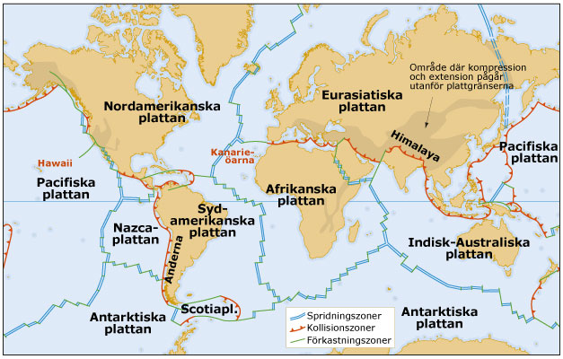 Bildresultat för litosfärplattorna