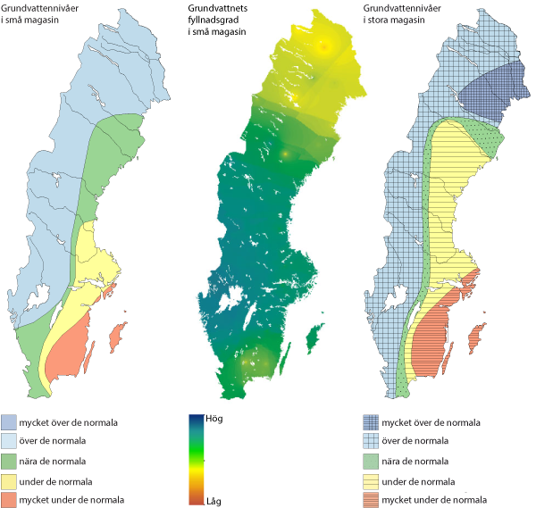 Grundvattennivåer april 2016
