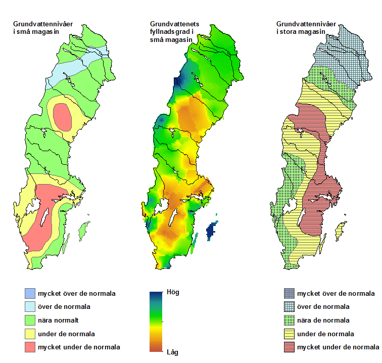 Grundvattennivåer i december