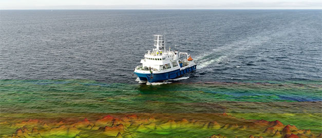 SGU:s fartyg Ocean Surveyor. Foto.