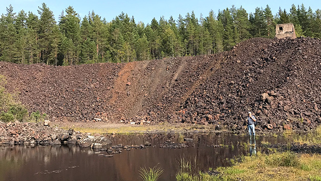 Lilla Dammbergsgruvan vid Stollbergfälten Lilla Dammbergsgruvan vid Stollbergfälten