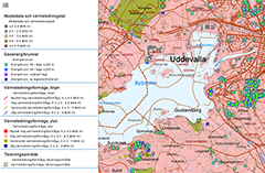 Utsnitt från kartvisaren Geoenergi.