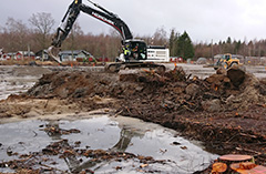 Bild på grävmaskin.