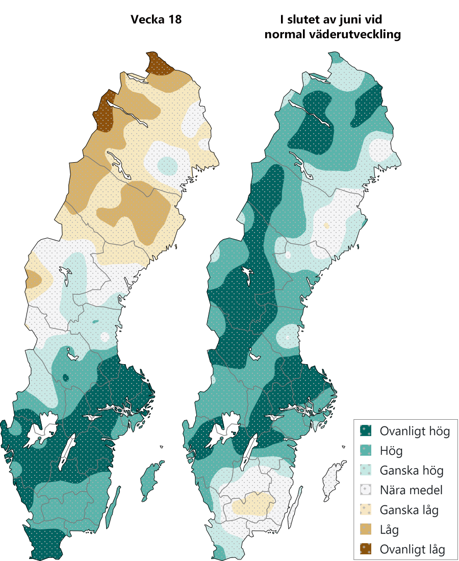 Bild på grundvattenkartor.