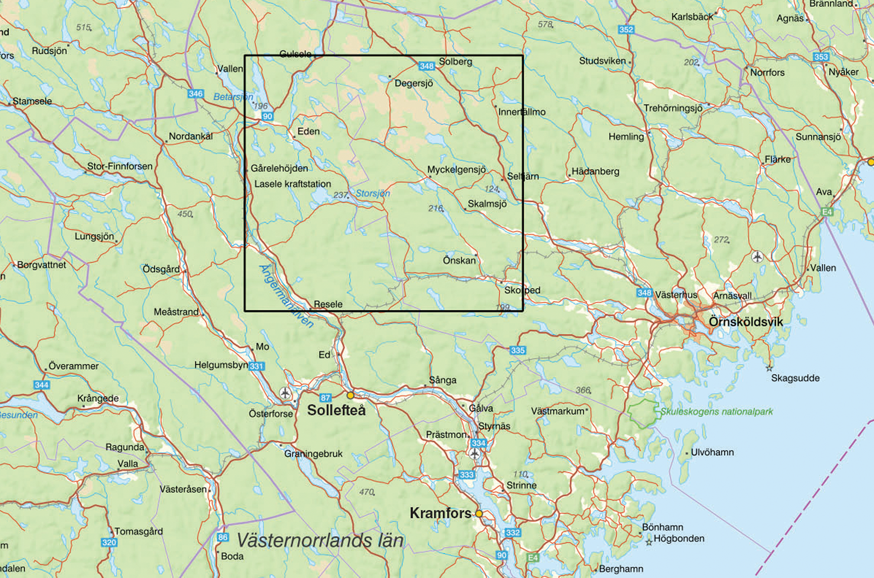 Karta Flygmätningar 2024.