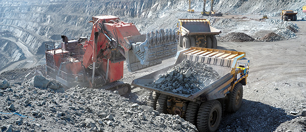 Bild på järngruva.