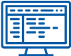 A screen. Illustration.