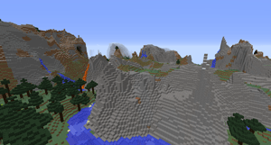 Skärmbild från Minecraft i originalversion