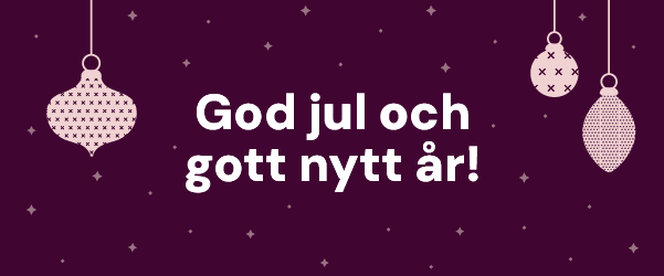 God jul och gott nytt år!