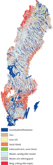 Sveriges avgr&auml;nsning av grundvattenf&ouml;rekomster